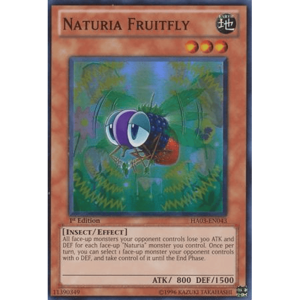 Naturia Fruitfly - HA03-EN043 - Super Rare
