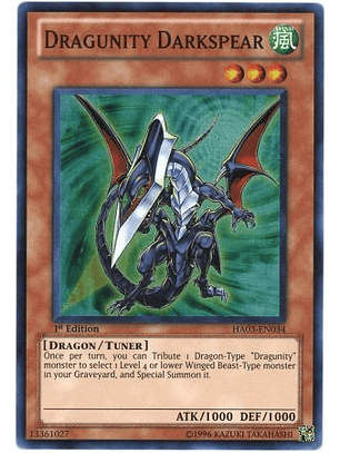Dragunity Darkspear - HA03-EN034 - Super Rare