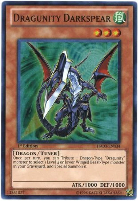 Dragunity Darkspear - HA03-EN034 - Super Rare