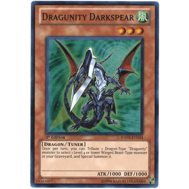 Dragunity Darkspear - HA03-EN034 - Super Rare