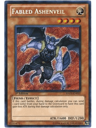 Fabled Ashenveil - HA03-EN037 - Secret Rare