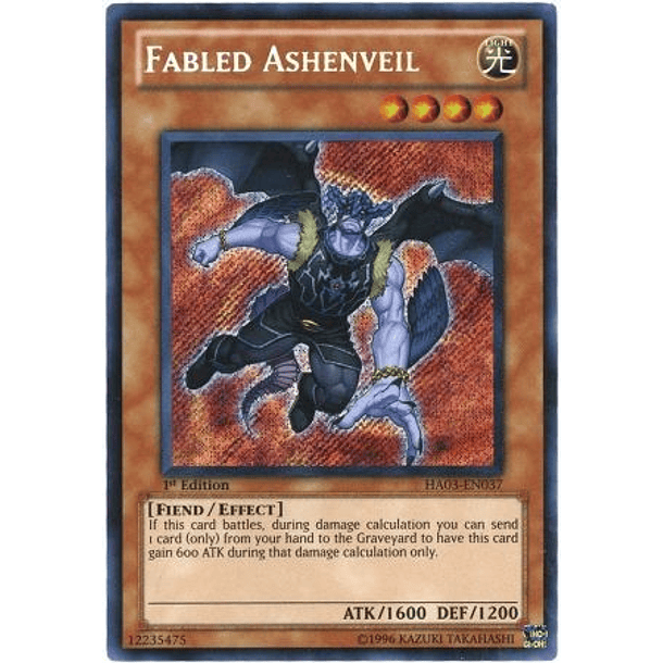 Fabled Ashenveil - HA03-EN037 - Secret Rare