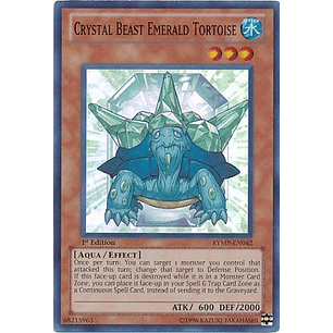 Crystal Beast Emerald Tortoise - RYMP-EN042 - Super Rare