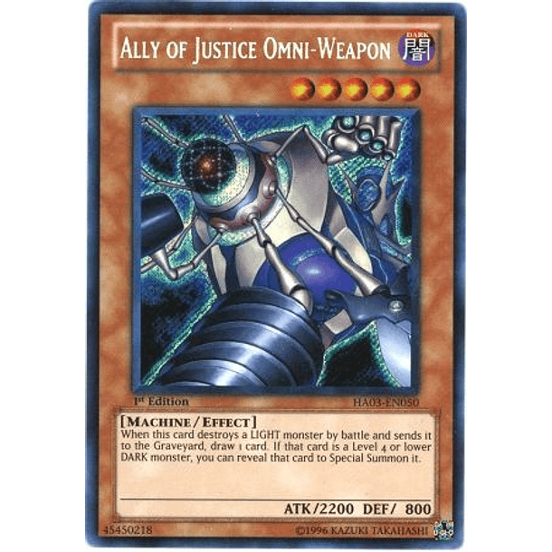 Ally of Justice Omni-Weapon - HA03-EN050 - Secret Rare