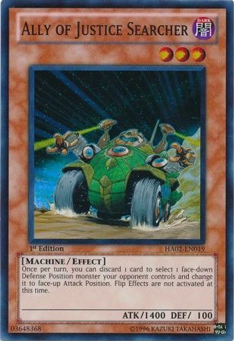 Ally of Justice Searcher - HA02-EN019 - Super Rare