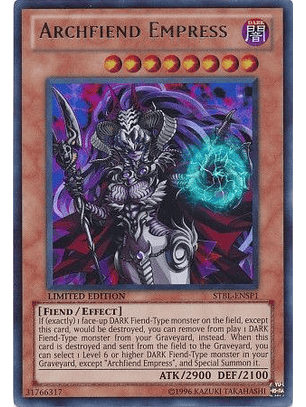 Archfiend Empress - STBL-ENSP1 - Ultra Rare (español)