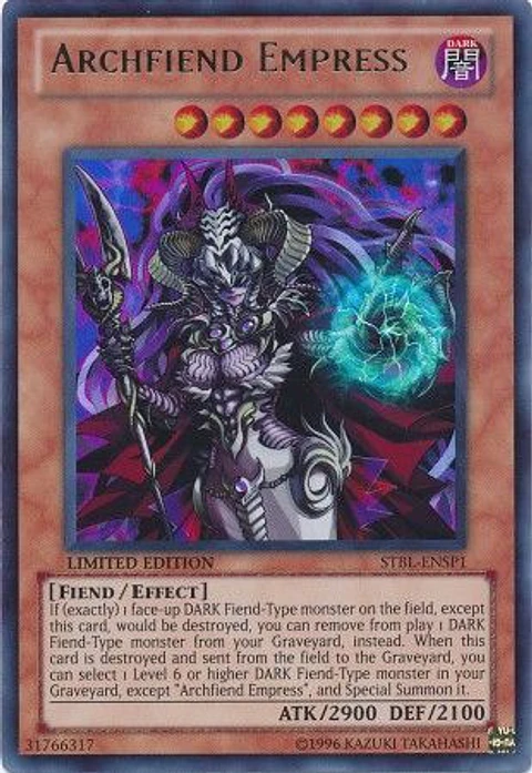 Archfiend Empress - STBL-ENSP1 - Ultra Rare (español)