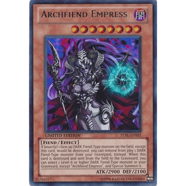 Archfiend Empress - STBL-ENSP1 - Ultra Rare (español)