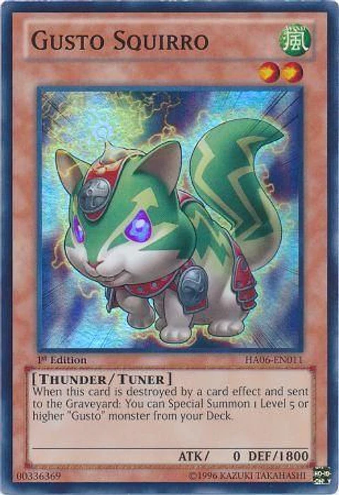 Gusto Squirro - HA06-EN011 - Super Rare