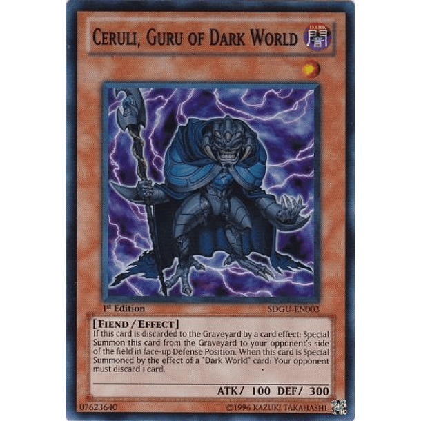 Ceruli, Guru of Dark World - SDGU-EN003 - Super Rare
