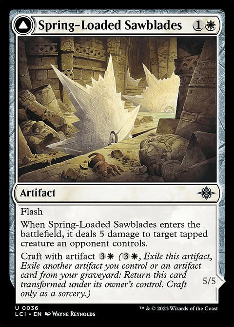 Spring-Loaded Sawblades - LCI - U 