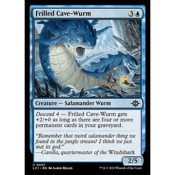 Frilled Cave-Wurm - LCI - C