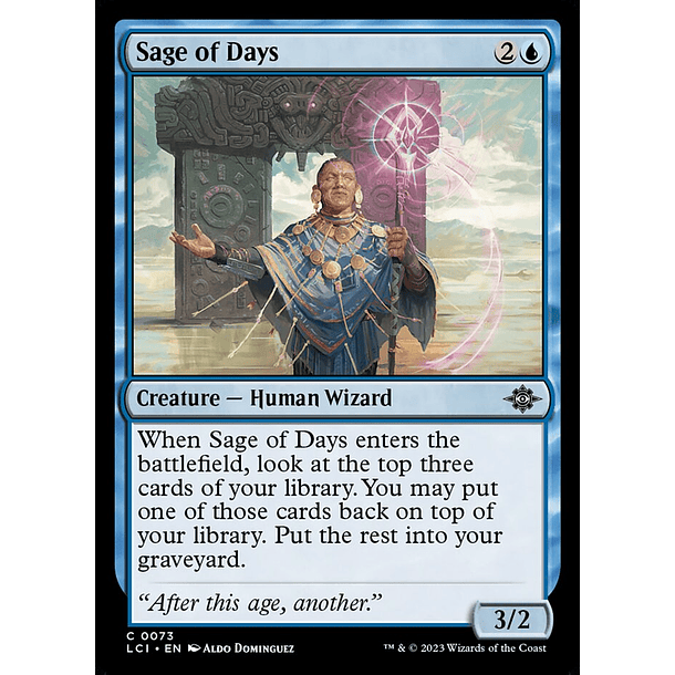 Sage of Days - LCI - C 
