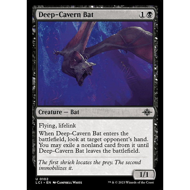 Deep-Cavern Bat - LCI - U 
