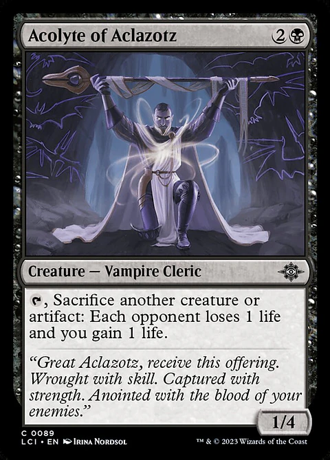 Acolyte of Aclazotz - LCI - C