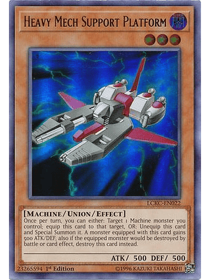 Heavy Mech Support Platform - LCKC-EN022 - Ultra Rare 