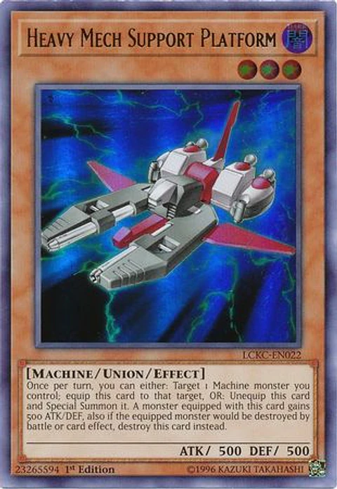 Heavy Mech Support Platform - LCKC-EN022 - Ultra Rare 