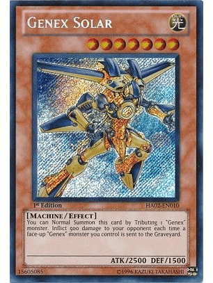 Genex Solar - HA02-EN010 - Secret Rare 