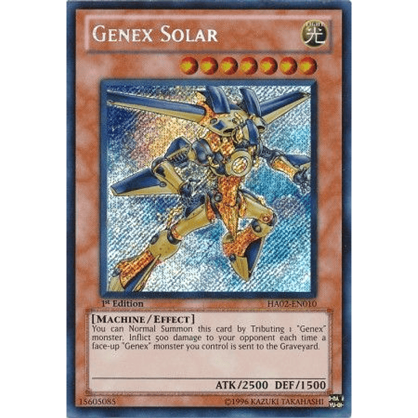 Genex Solar - HA02-EN010 - Secret Rare 