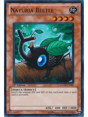 Naturia Beetle - HA02-EN001 - Super Rare