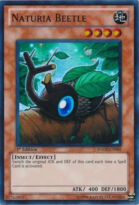 Naturia Beetle - HA02-EN001 - Super Rare