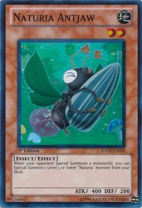 Naturia Antjaw - HA02-EN039 - Super Rare 