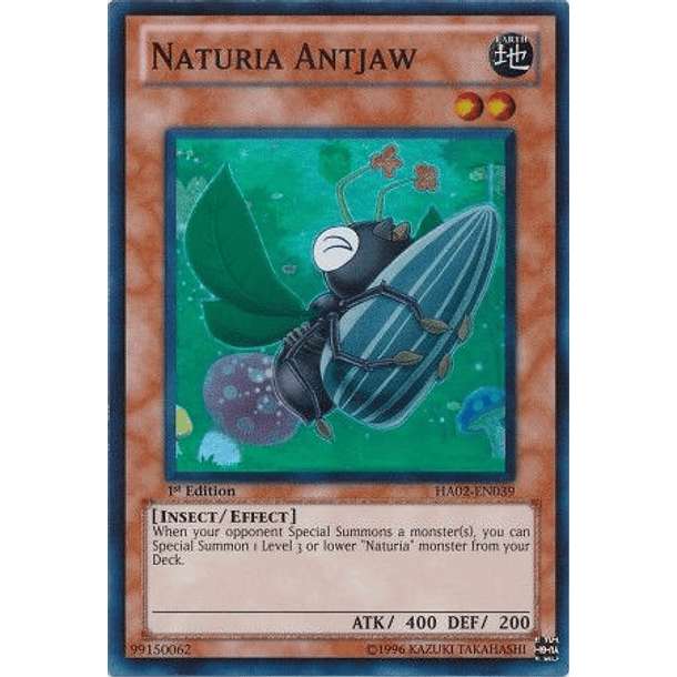 Naturia Antjaw - HA02-EN039 - Super Rare 