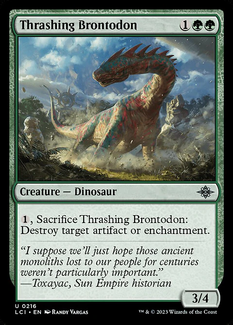 Thrashing Brontodon - LCI - U 