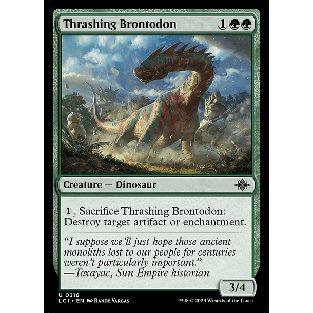 Thrashing Brontodon - LCI - U  1