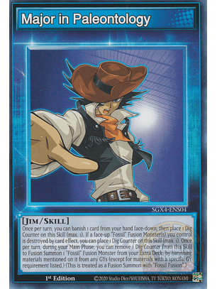 Major in Paleontology - SGX4-ENS04 - Common 