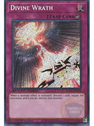 Divine Wrath - SGX4-ENB18 - Secret Rare