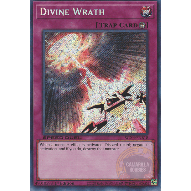 Divine Wrath - SGX4-ENB18 - Secret Rare