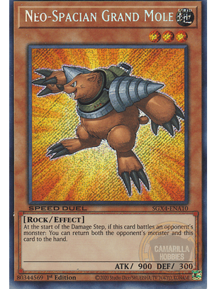 Neo-Spacian Grand Mole - SGX4-ENA10 - Secret Rare