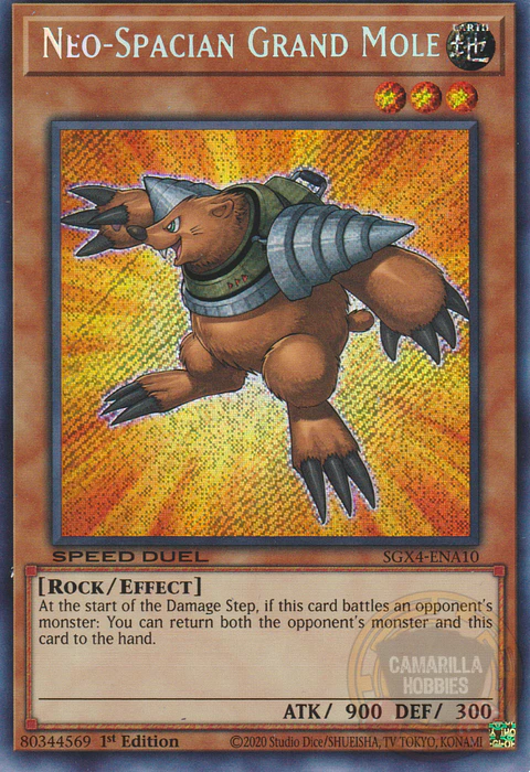 Neo-Spacian Grand Mole - SGX4-ENA10 - Secret Rare