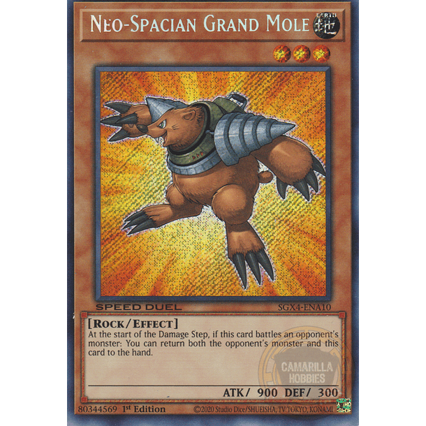 Neo-Spacian Grand Mole - SGX4-ENA10 - Secret Rare
