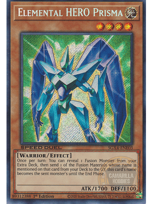 Elemental HERO Prisma - SGX4-ENE03 - Secret Rare