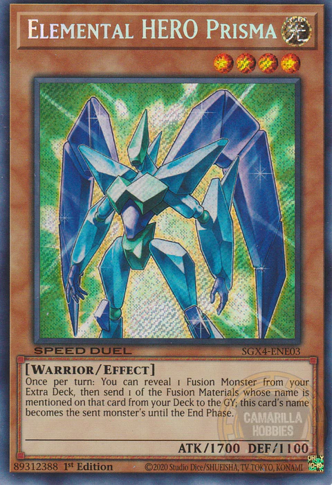 Elemental HERO Prisma - SGX4-ENE03 - Secret Rare