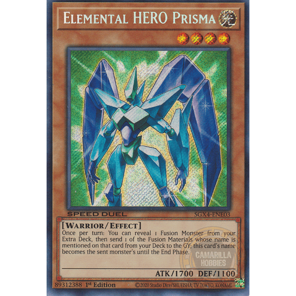 Elemental HERO Prisma - SGX4-ENE03 - Secret Rare