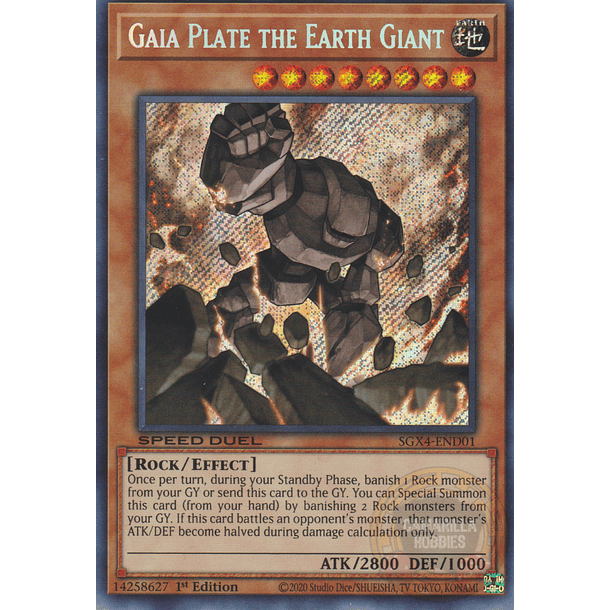 Gaia Plate the Earth Giant - SGX4-END01 - Secret Rare