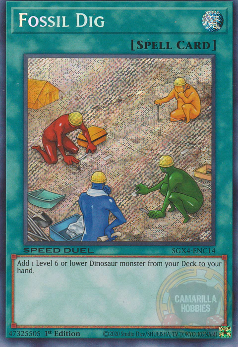 Fossil Dig - SGX4-ENC14 - Secret Rare