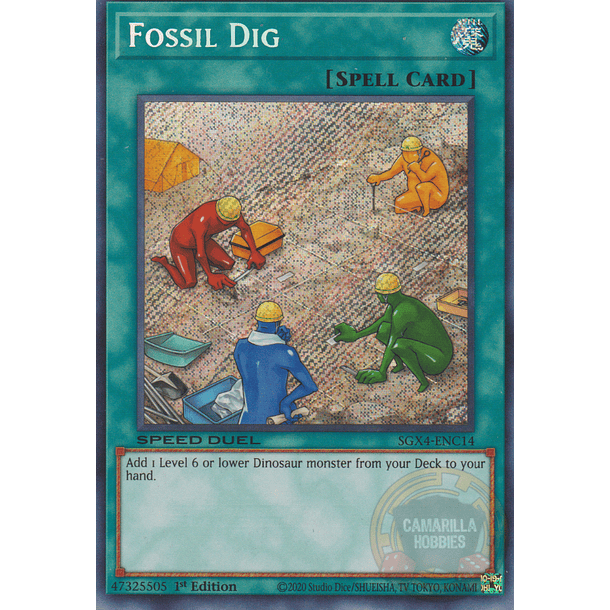 Fossil Dig - SGX4-ENC14 - Secret Rare