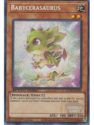 Babycerasaurus - SGX4-ENC05 - Secret Rare