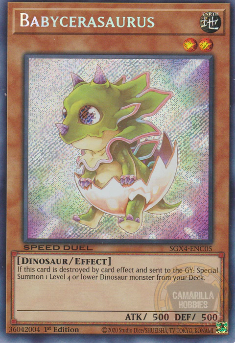 Babycerasaurus - SGX4-ENC05 - Secret Rare
