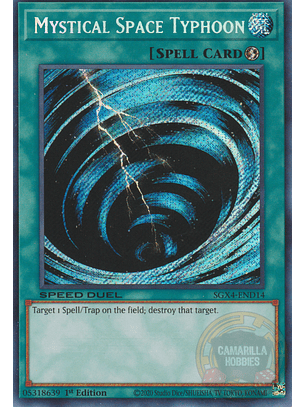 Mystical Space Typhoon - SGX4-END14 - Secret Rare