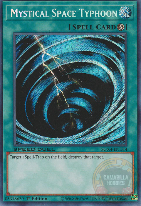 Mystical Space Typhoon - SGX4-END14 - Secret Rare
