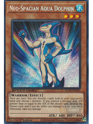 Neo-Spacian Aqua Dolphin - SGX4-ENA07 - Secret Rare