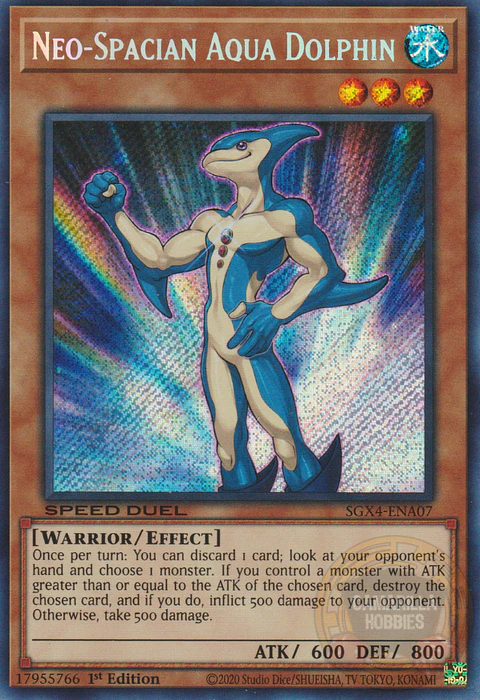 Neo-Spacian Aqua Dolphin - SGX4-ENA07 - Secret Rare