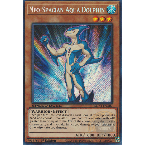 Neo-Spacian Aqua Dolphin - SGX4-ENA07 - Secret Rare