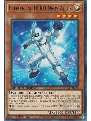 Elemental HERO Neos Alius - SGX4-ENA02 - Common 