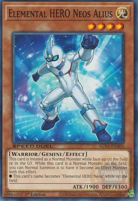 Elemental HERO Neos Alius - SGX4-ENA02 - Common 